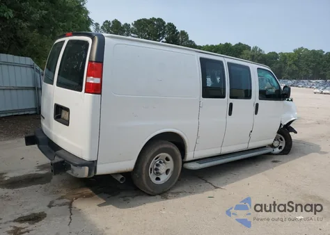 2023 Chevrolet Express G2500 из США, поврежденный, VIN 1GCWGAFP3P1127328